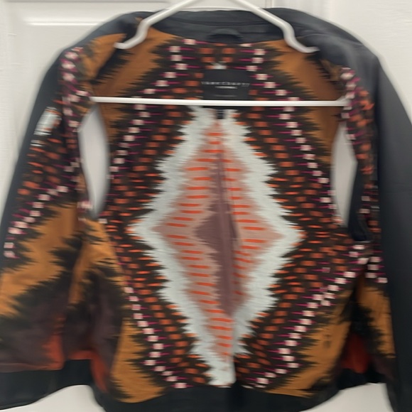 Sanctuary boho style black motorcycle vest size S - Picture 4 of 5